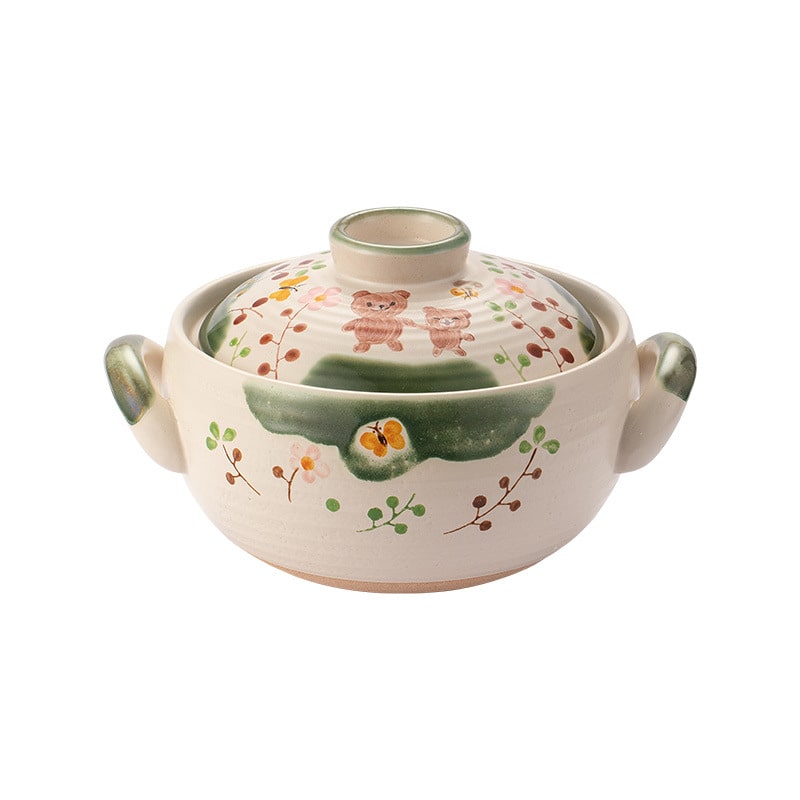 Whimsical ceramic casserole dishes perfect for slow cooking