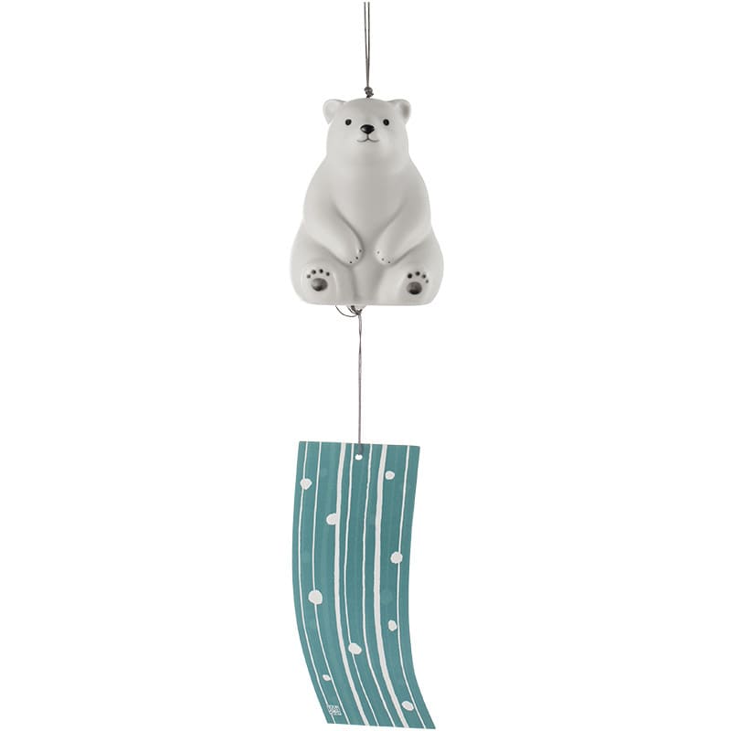 Japanese animal wind chime with melodic sound and elegant design.