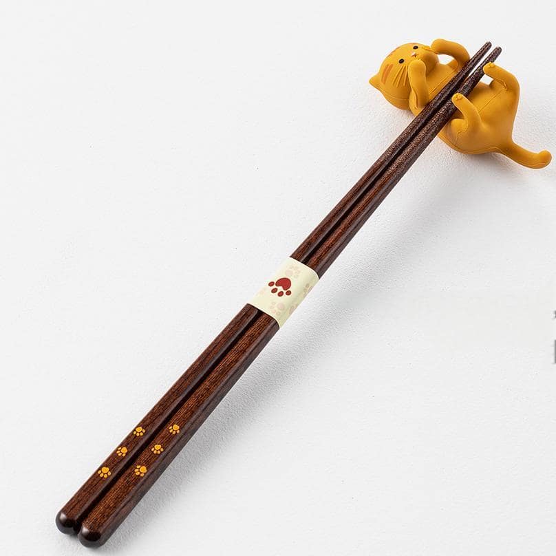 Cute and playful chopstick designs for cat enthusiasts