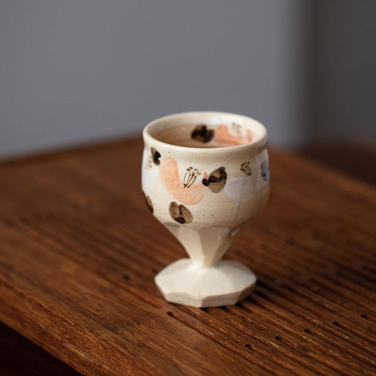 Eco-friendly ceramic cups with traditional and modern motifs