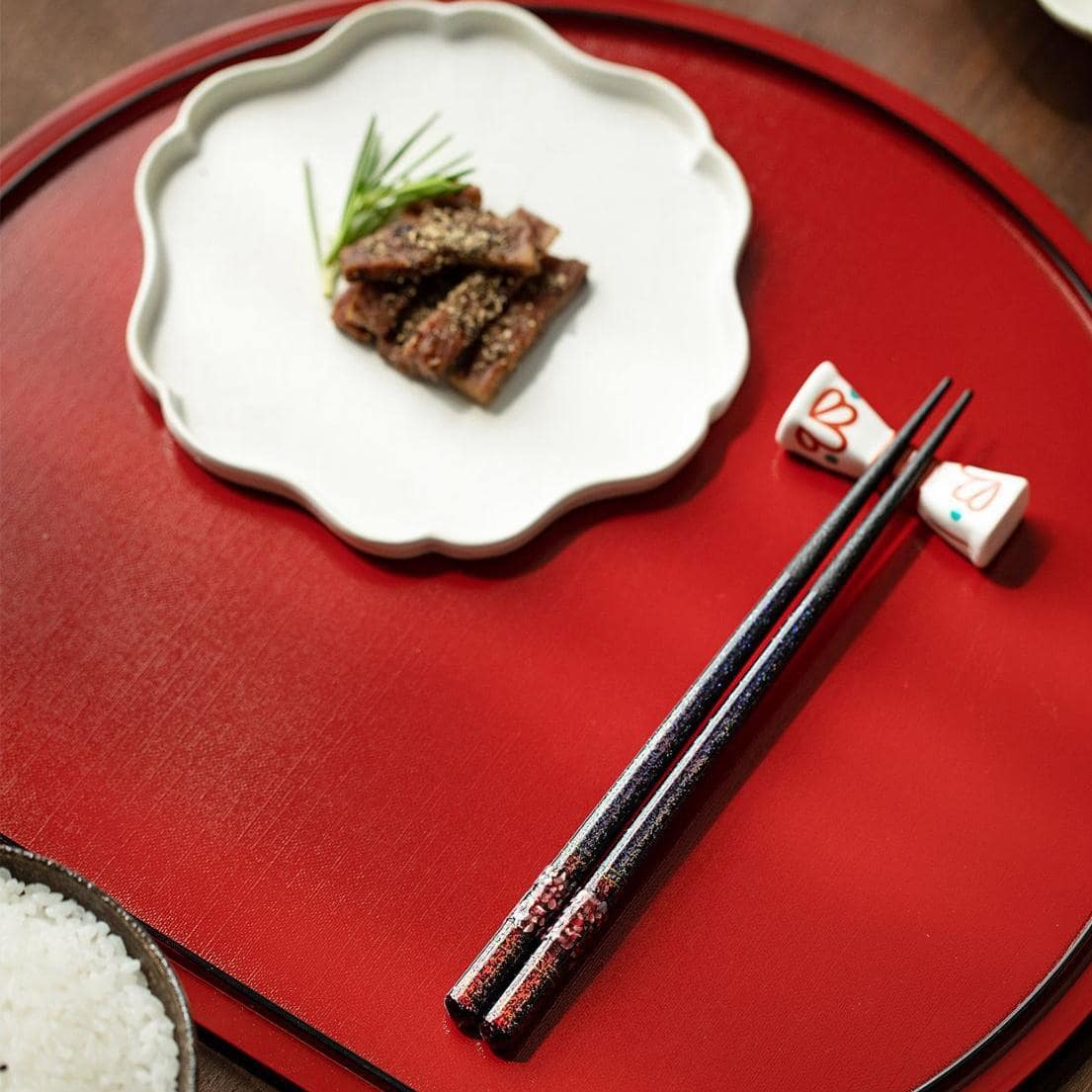 Premium wooden tableware chopsticks for authentic dining.