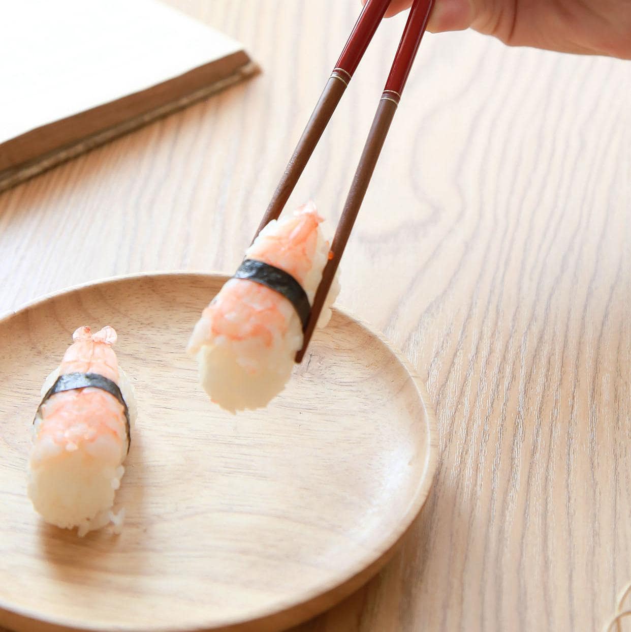 Elegant Japanese chopsticks with intricate floral patterns