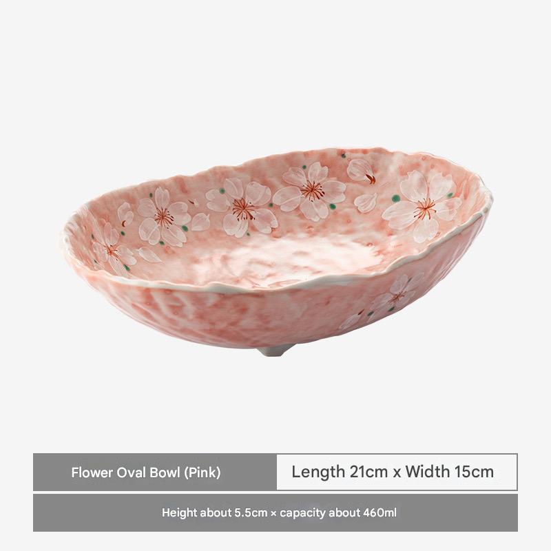 Cherry Blossom Dinnerware Set – Elegant Porcelain Tableware