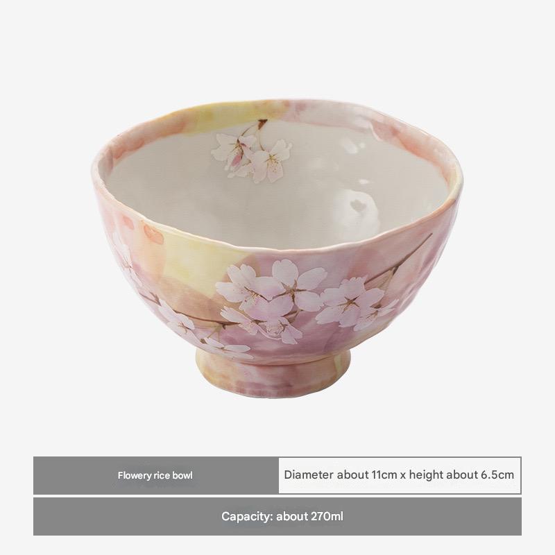 Cherry Blossom Dinnerware Set – Elegant Porcelain Tableware