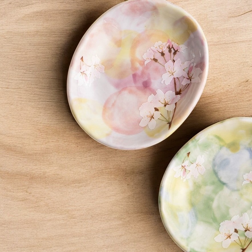 Premium quality cherry blossom porcelain tableware