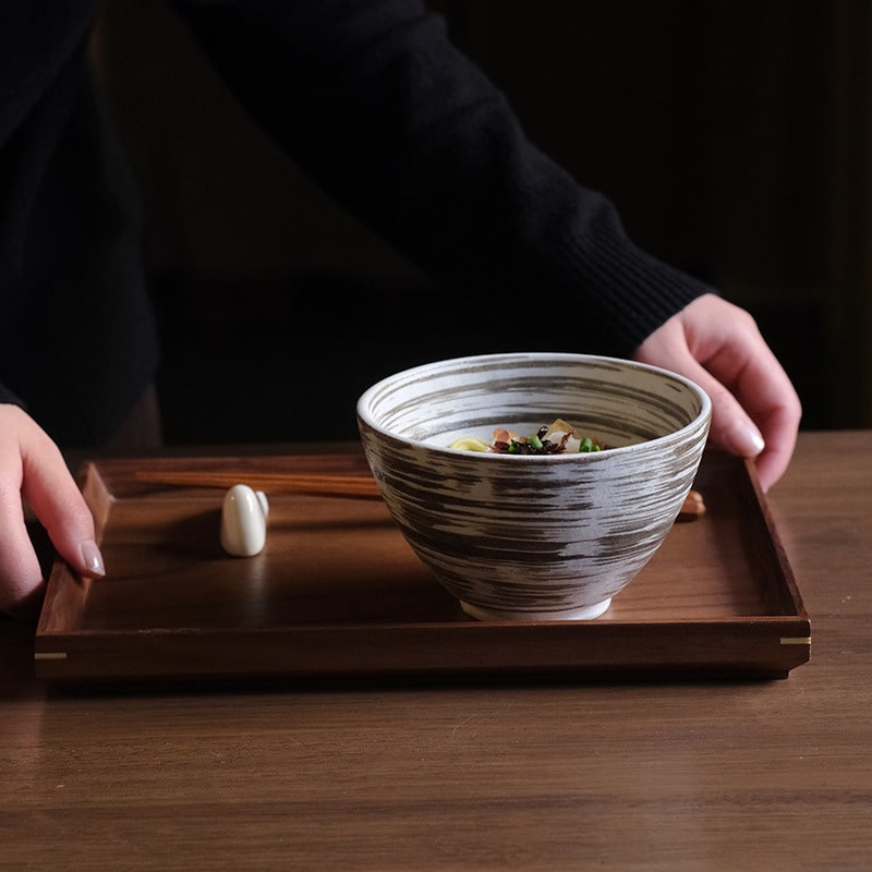 Unique hand-glazed ceramic bowls for dining decor