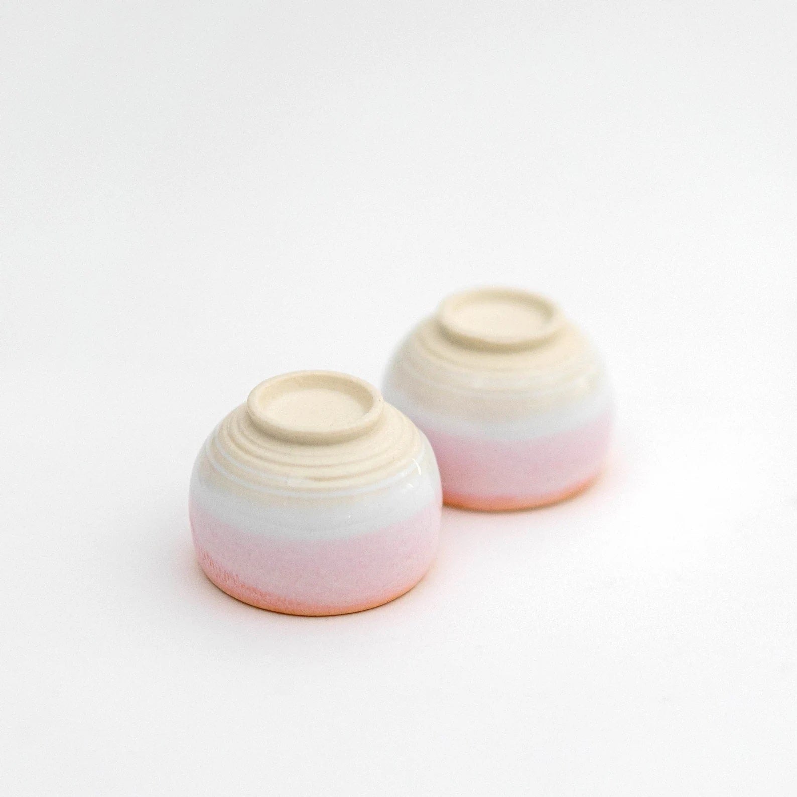 Soft-hued sake sets highlighting delicate hand-crafted finishes