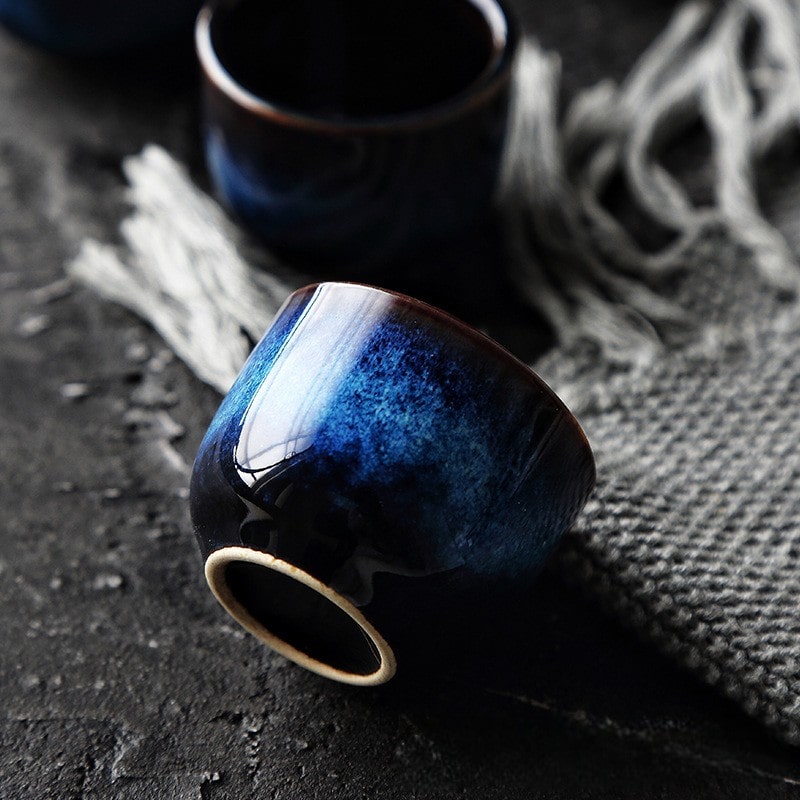 Handcrafted Elegance: Sake Drinking Set
