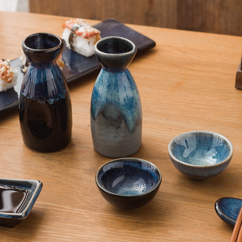 Handcrafted Japanese-Inspired Sake Drinking Set
